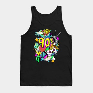 90's Shirt Vintage I Love the 90s 1990's Nostalgia Throwback Tank Top